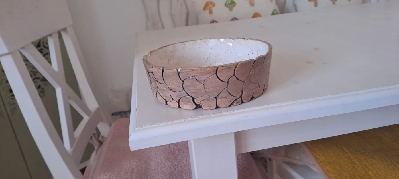 Kieselstein-Relief Schale